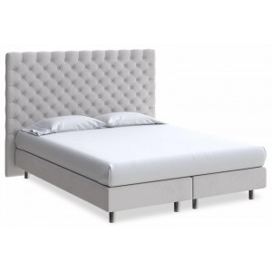 Кровать двуспальная Paris Boxspring Elite  ORM_160-200-ParisBoxspringElite-UltraGreyStone