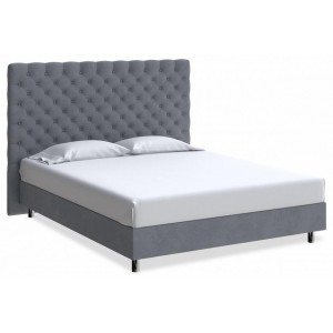 Кровать двуспальная Paris Boxspring Standart  ORM_160-200-ParisBoxspringStandart-UltraWetAsphalt