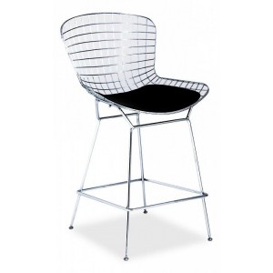 Стул барный Bertoia    SGR_BTY-24L-P6_CH-BL