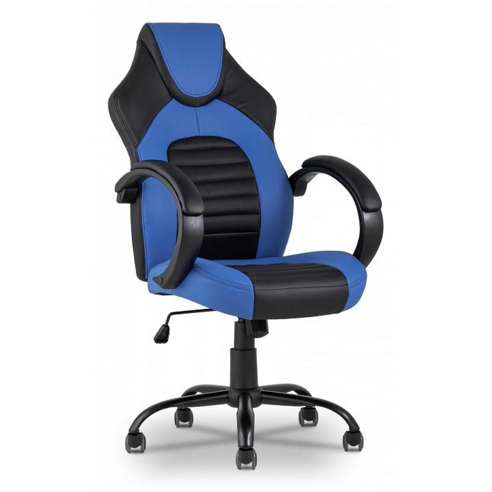 Кресло игровое TopChairs Racer Mid    SGR_SA-R-804_b-bl