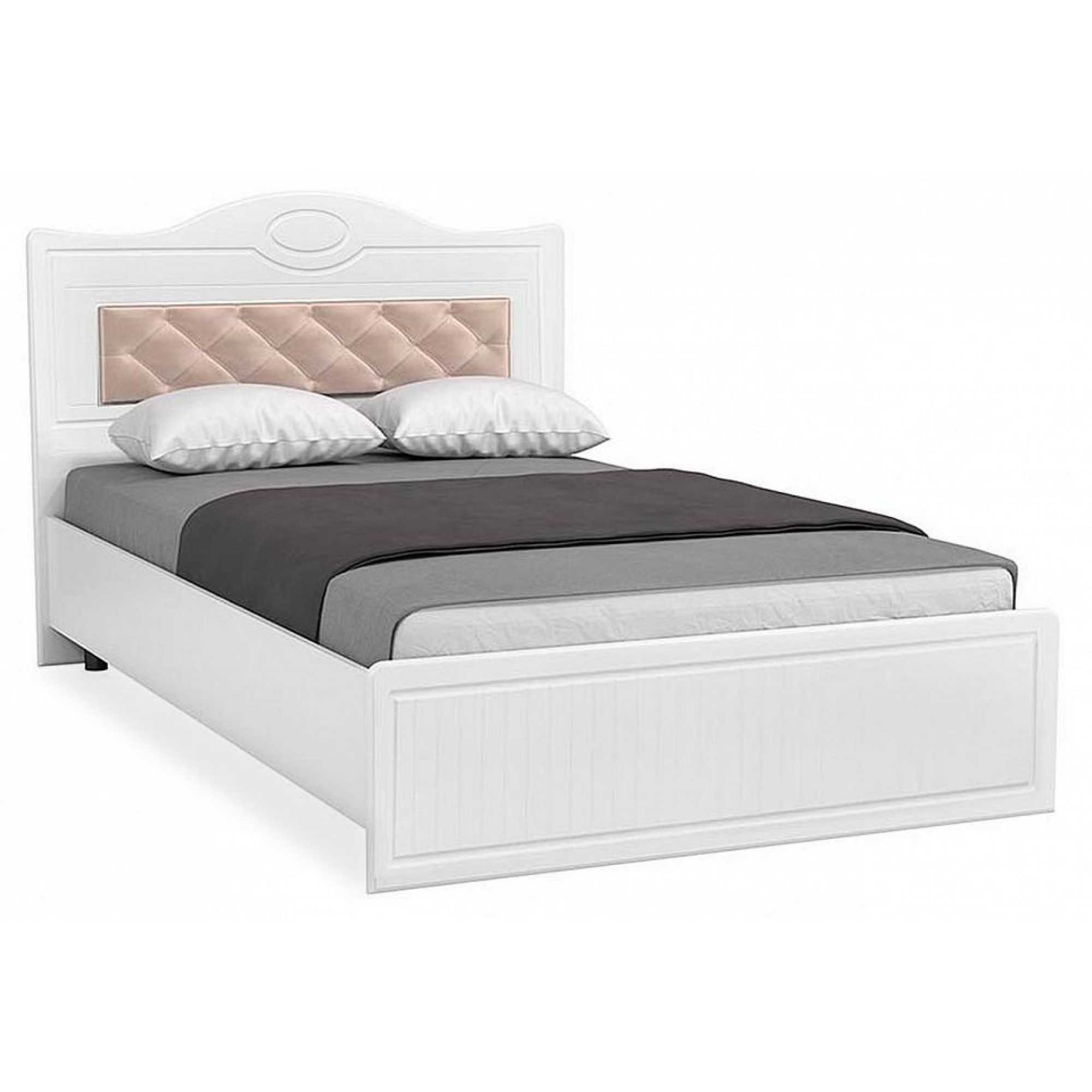 Кровать полутораспальная Монако МН-7+МН-7А    SMB_MLD65518