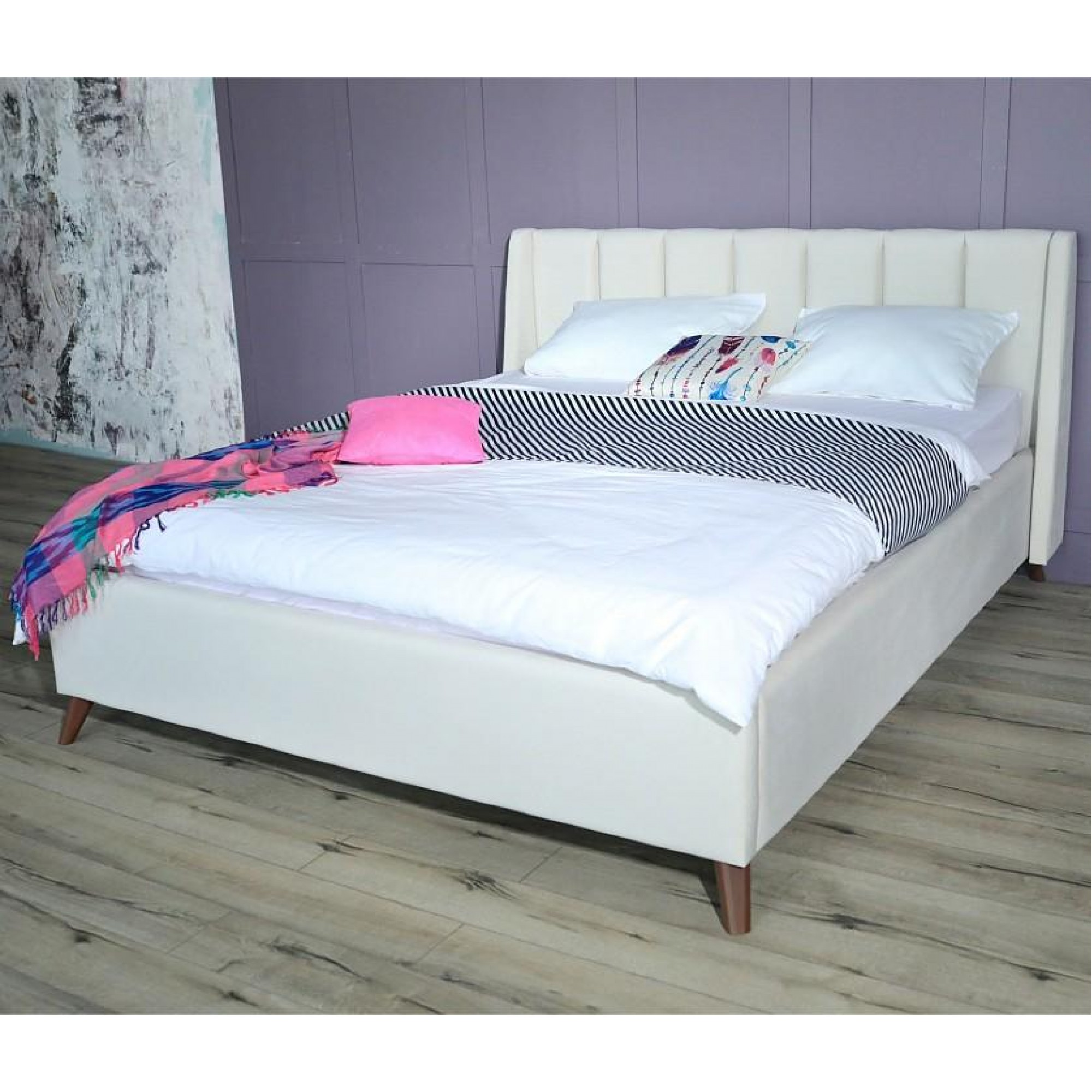 Кровать двуспальная Betsi с матрасом PROMO 2000x1600 NMB_TE-00002992