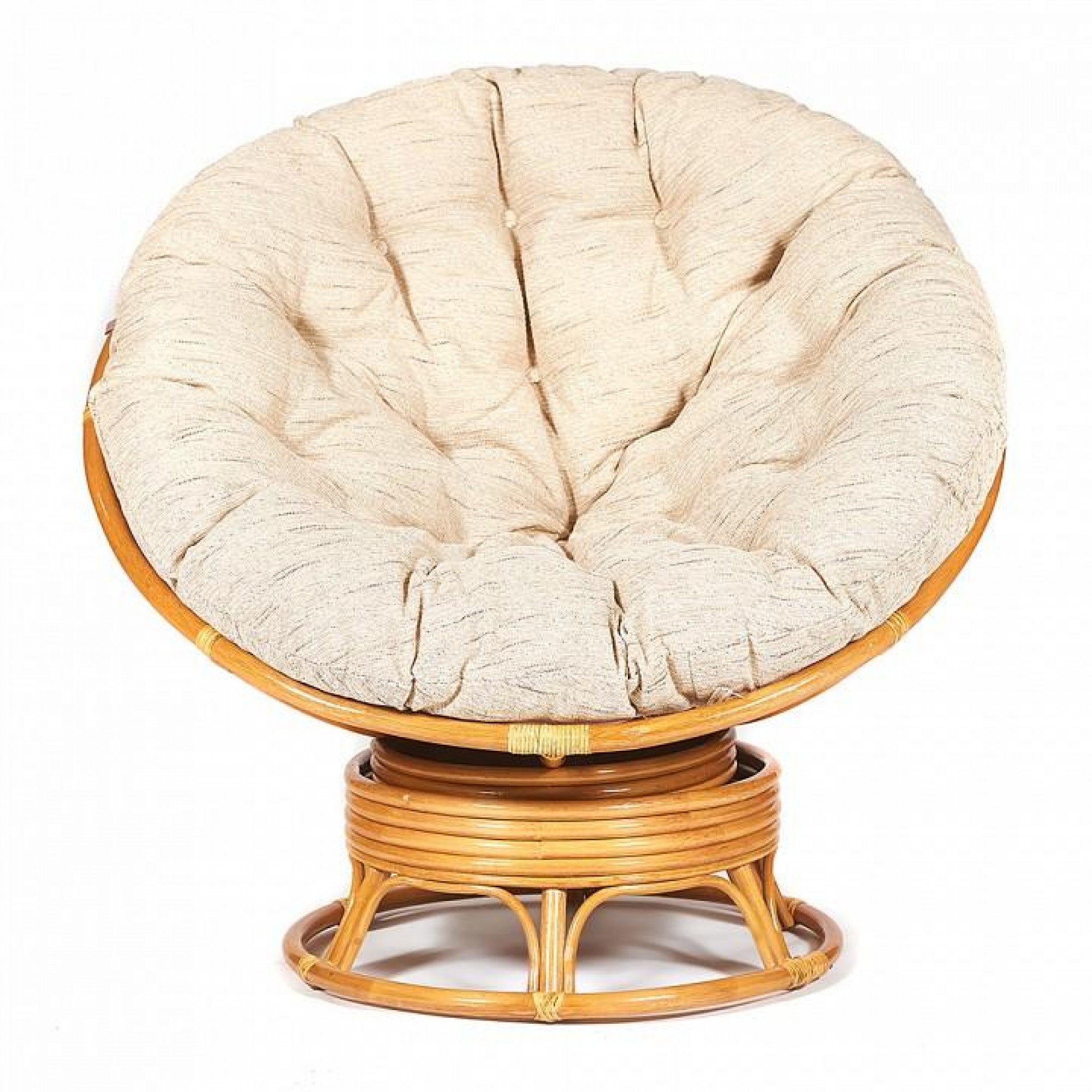 Кресло-качалка Papasan W23/01B коричневый 1150x980x970(TET_5048)