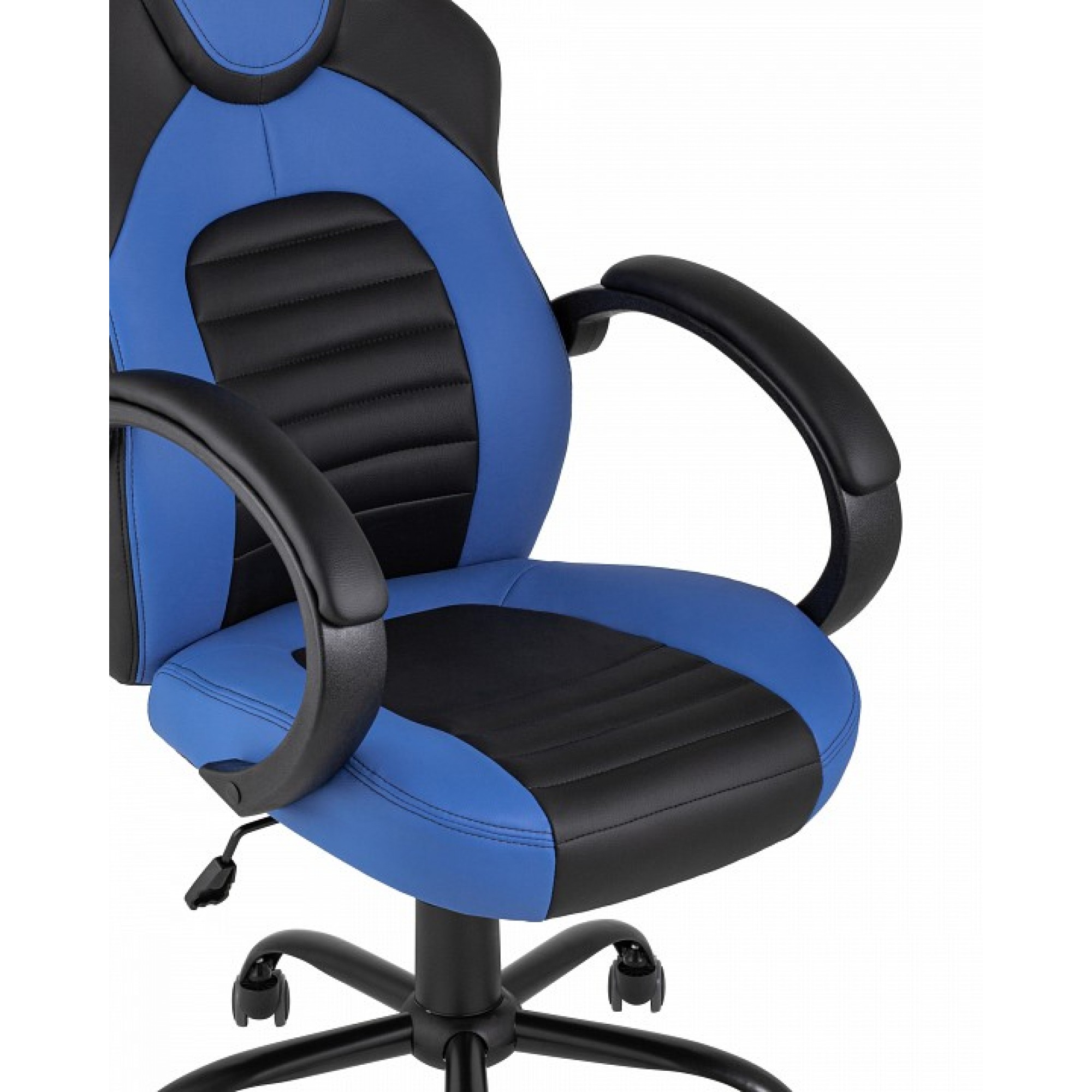 Кресло игровое TopChairs Racer Mid    SGR_SA-R-804_b-bl