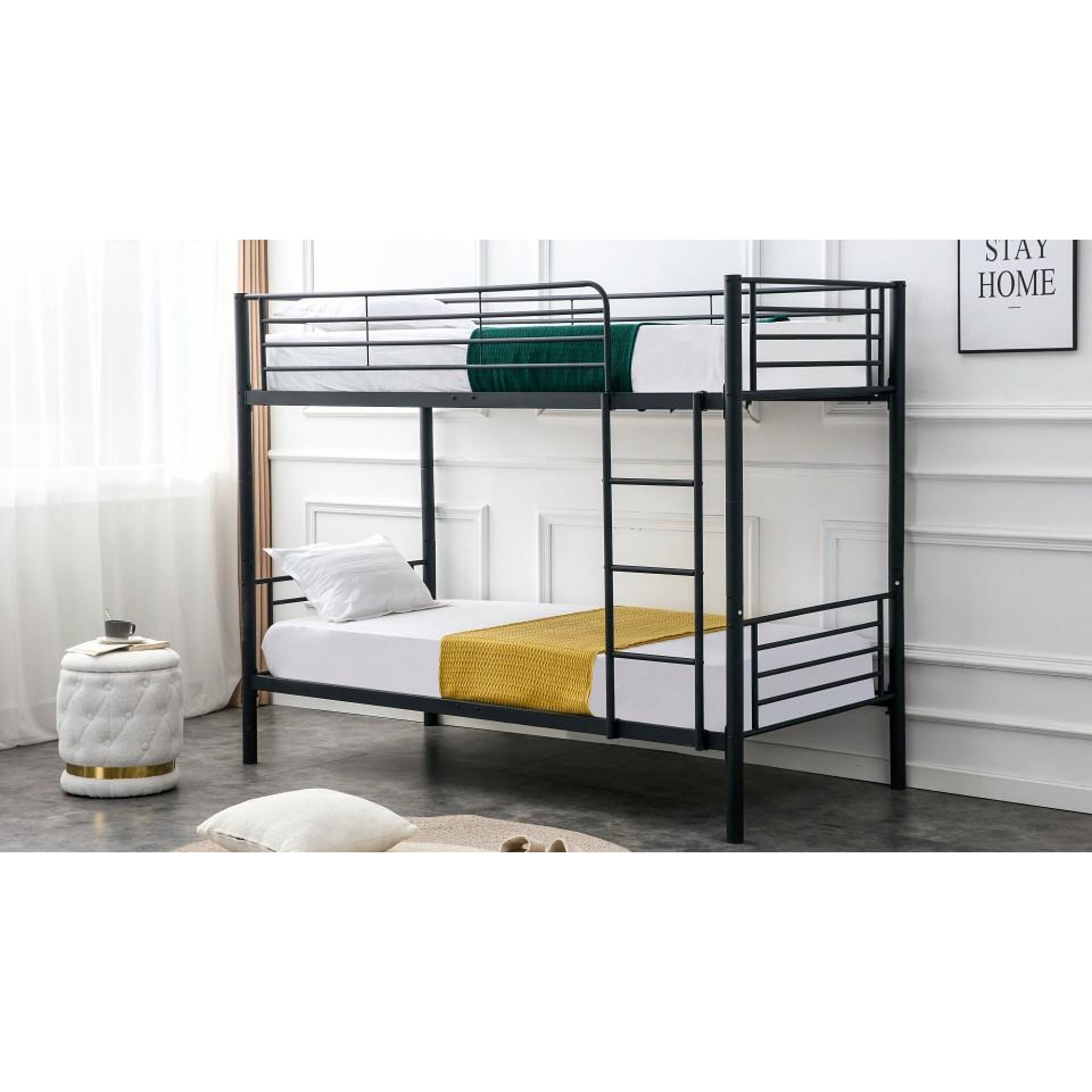 Кровать двухъярусная Bunky 90 V-CH-BUNKY-LOZ-CZARNY