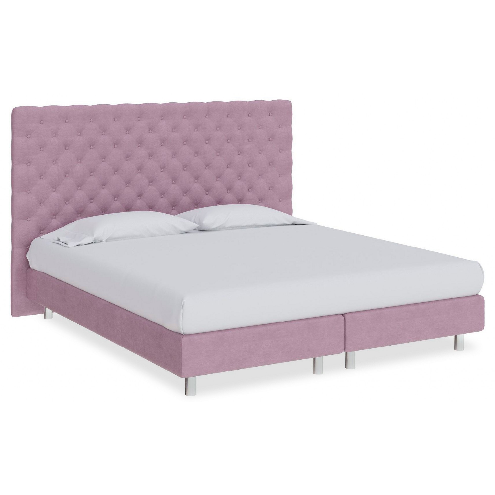 Кровать двуспальная Paris Boxspring Lift  ORM_160-200-ParisBoxspringLift-LoftyPlum