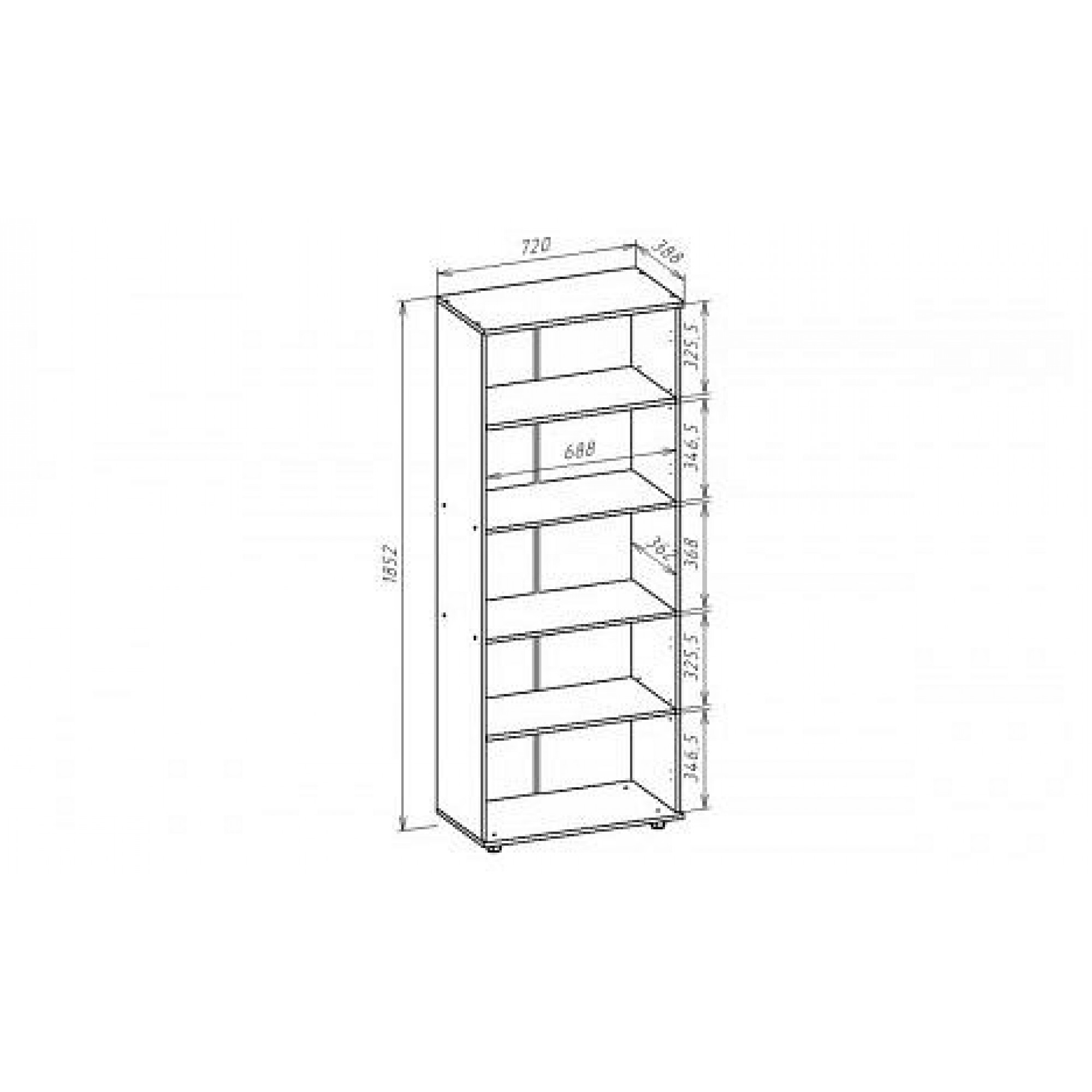 Шкаф для белья С222    JZZ_S-222VM