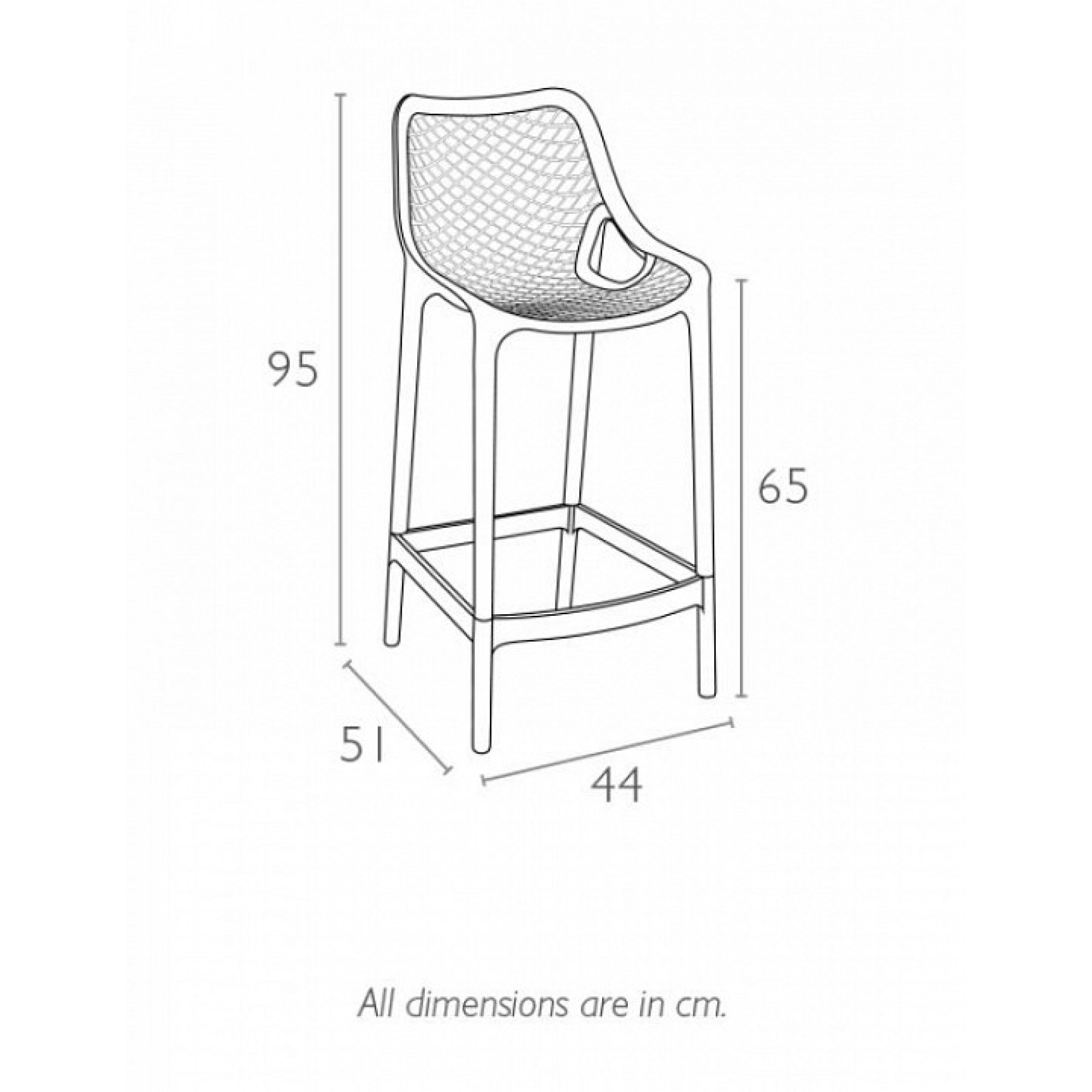 Стул барный Air Bar 234/067-4270