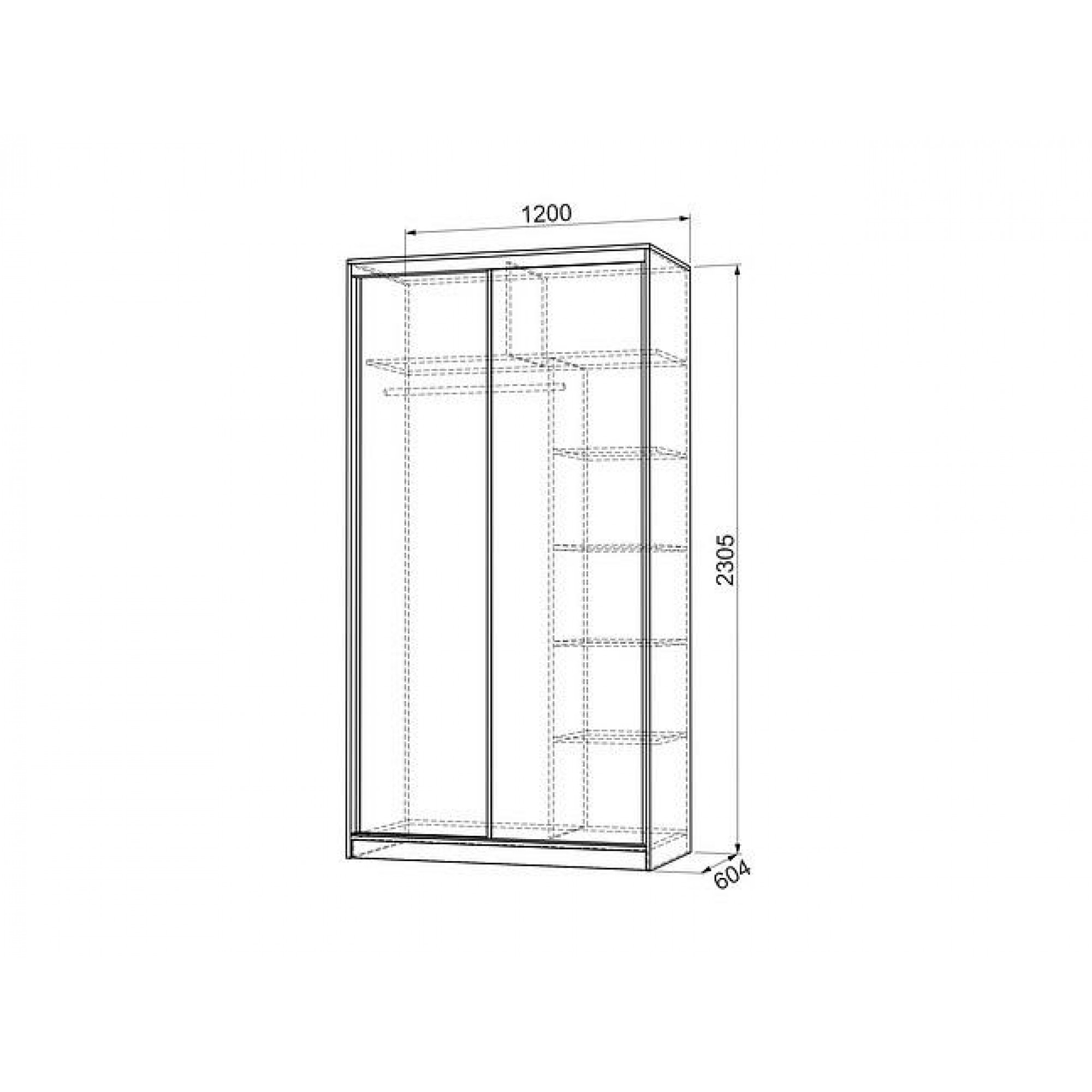 Шкаф-купе Рио 7-600 Европа    MBS_SK-0415_1544