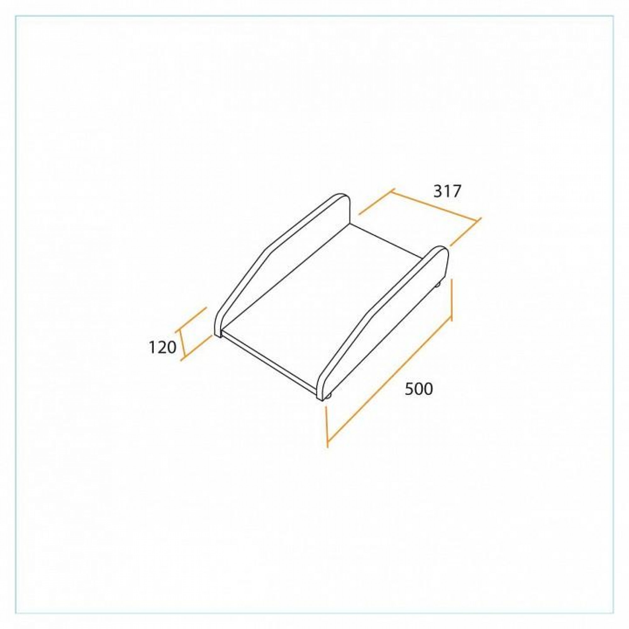 Подставка под системный блок StrikeRack Neo синий 317x500x120(TET_15121)