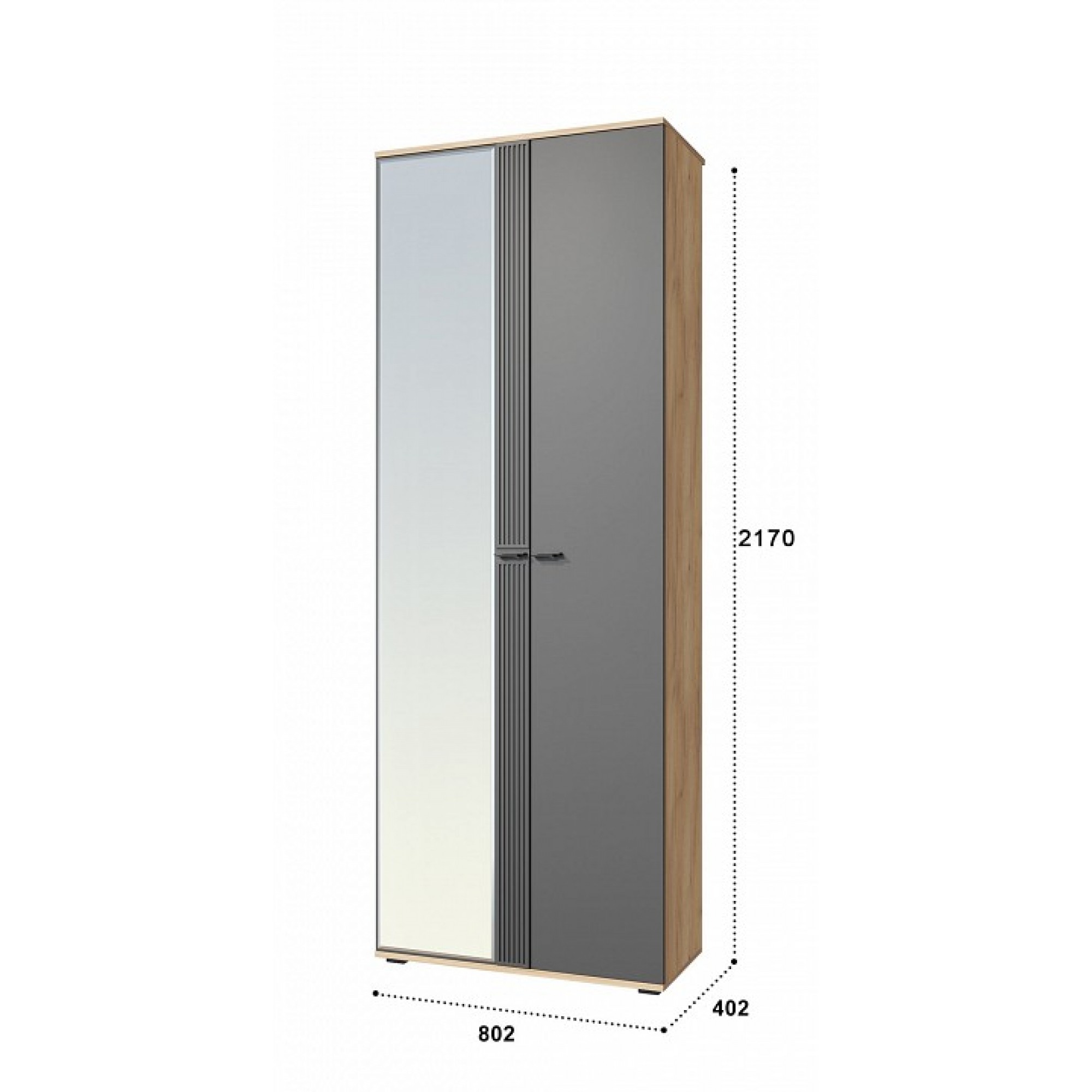 Шкаф комбинированный Эмилия ЭЛ-13К    KOM_EL-13KK